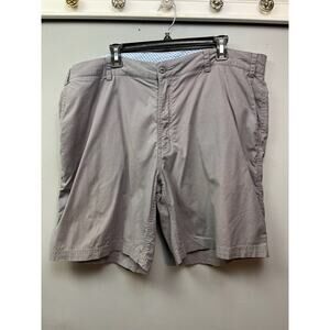 Tasc Performance Flat Front Shorts Men's Size 42‎ Gray Organic Cotton Golf
